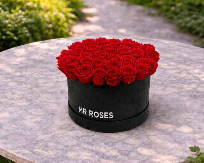 Red Rose Hat Box
